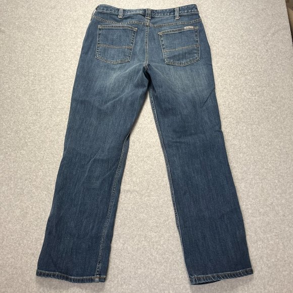 Carhartt Jeans Womens 10 Blue Straight Denim Cotton Blend Medium Short 32x29 - Picture 7 of 11